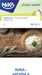 Mobile Screenshot of nika.sk